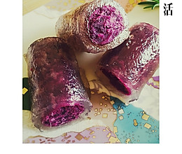 Q弹水晶紫薯糕的做法