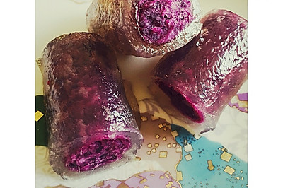 Q弹水晶紫薯糕