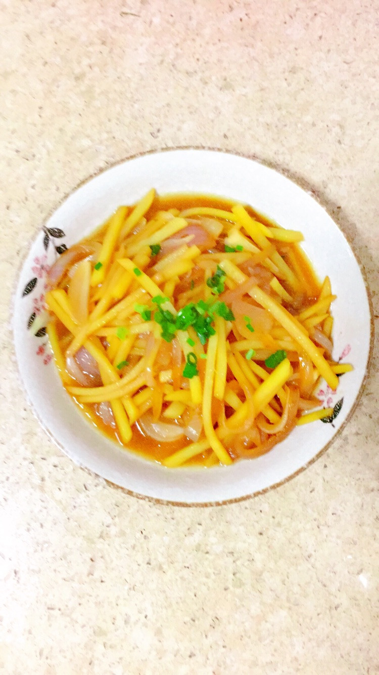 洋葱土豆丝的做法