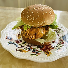 香酥鸡腿堡