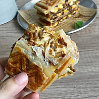 爆浆芝士肉酥饼｜肉嫩多汁的做法图解5