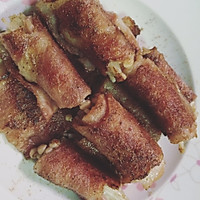香煎培根金针菇的做法图解5
