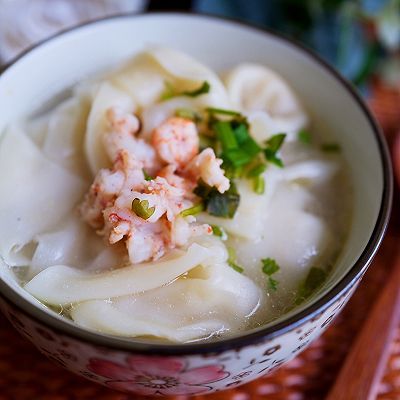 鸡汤虾仁馄饨