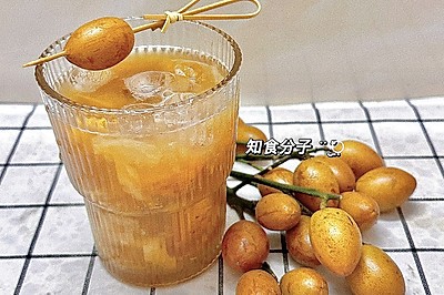 黄皮红茶饮