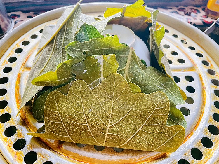 「桲椤叶饼」的做法