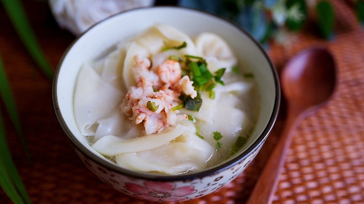 鸡汤虾仁馄饨的做法