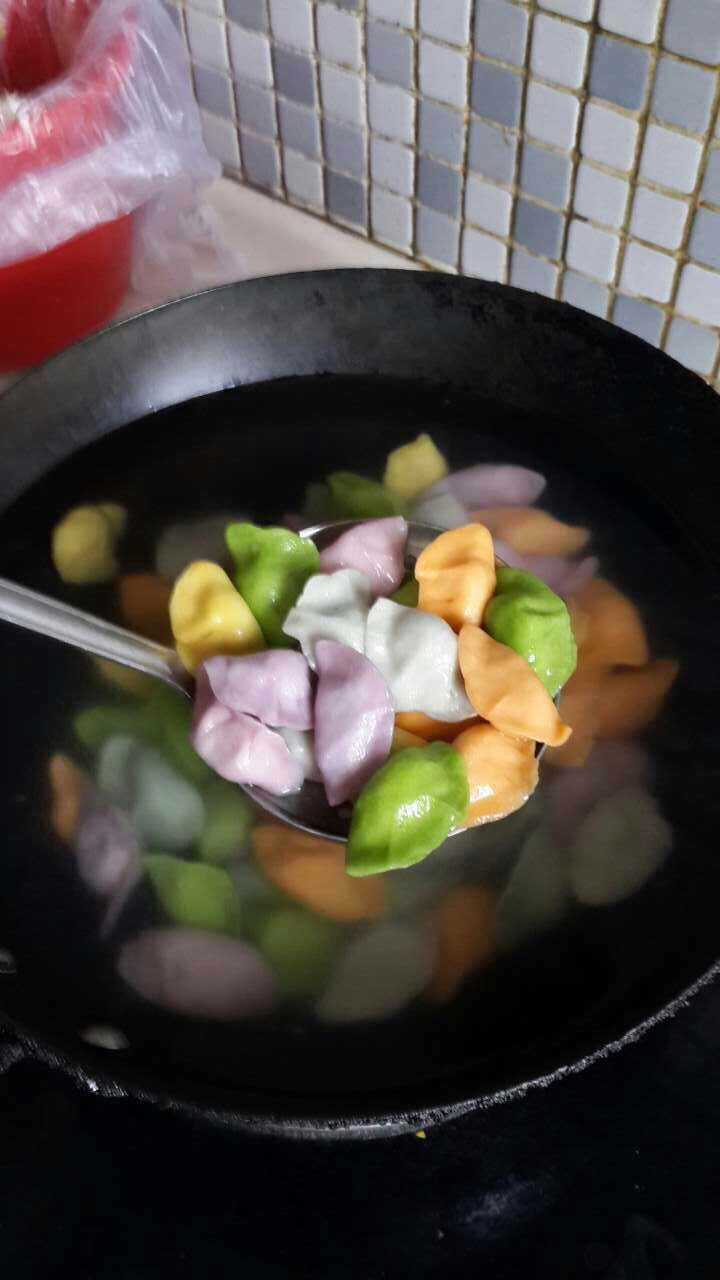 七彩水饺的做法图解11