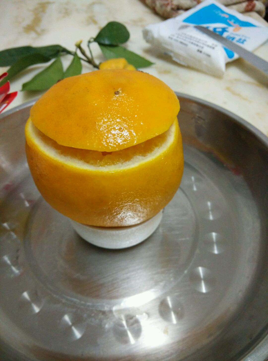 宝宝辅食--橙子炖蛋怎么做_宝宝辅食--橙子炖蛋的做法_豆果美食