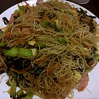 缙云炒粉干的做法图解3