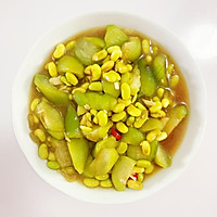 丝瓜烧毛豆的做法图解8
