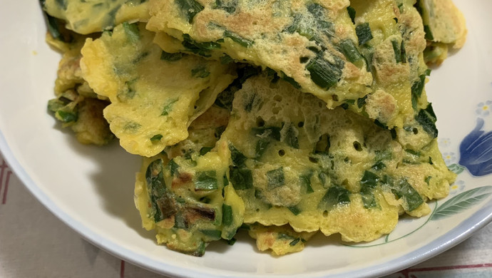 韭菜鸡蛋饼