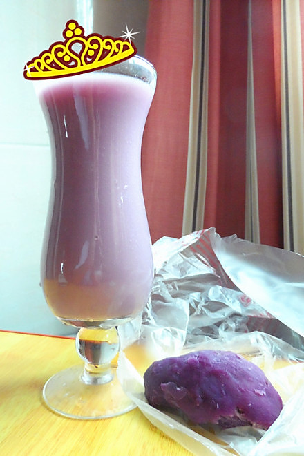 超浓紫薯汁的做法