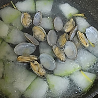 宝宝辅食之蛤蜊冬瓜汤的做法图解8