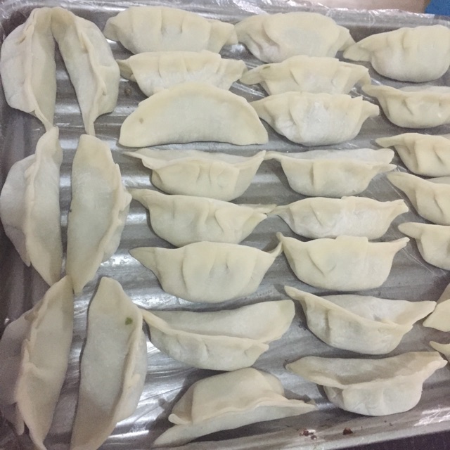 煎刀豆饺子的做法图解3