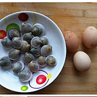 蛤蜊蒸蛋的做法图解1