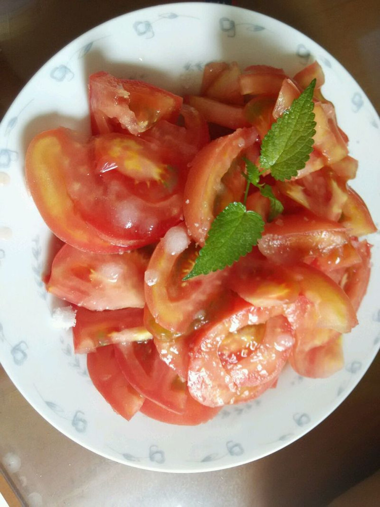 夏日小清新——糖拌番茄的做法