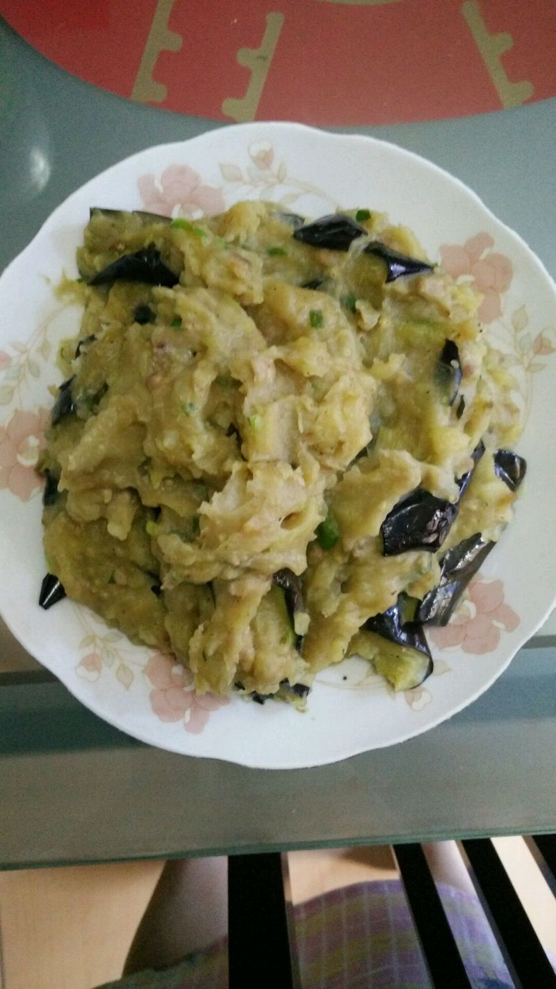 Eggplant mashed potato