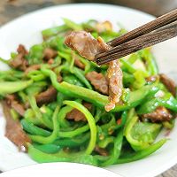 青椒牛肉丝的做法图解10