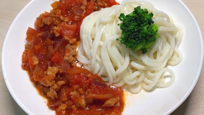 西红柿肉酱面