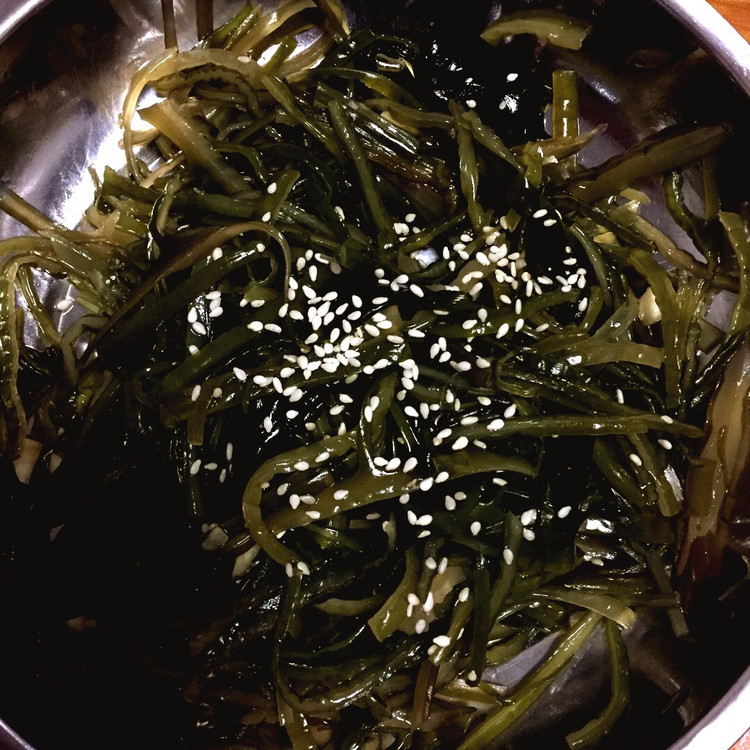 日式凉拌海藻菜海白菜裙带菜-鲜甜可口的做法