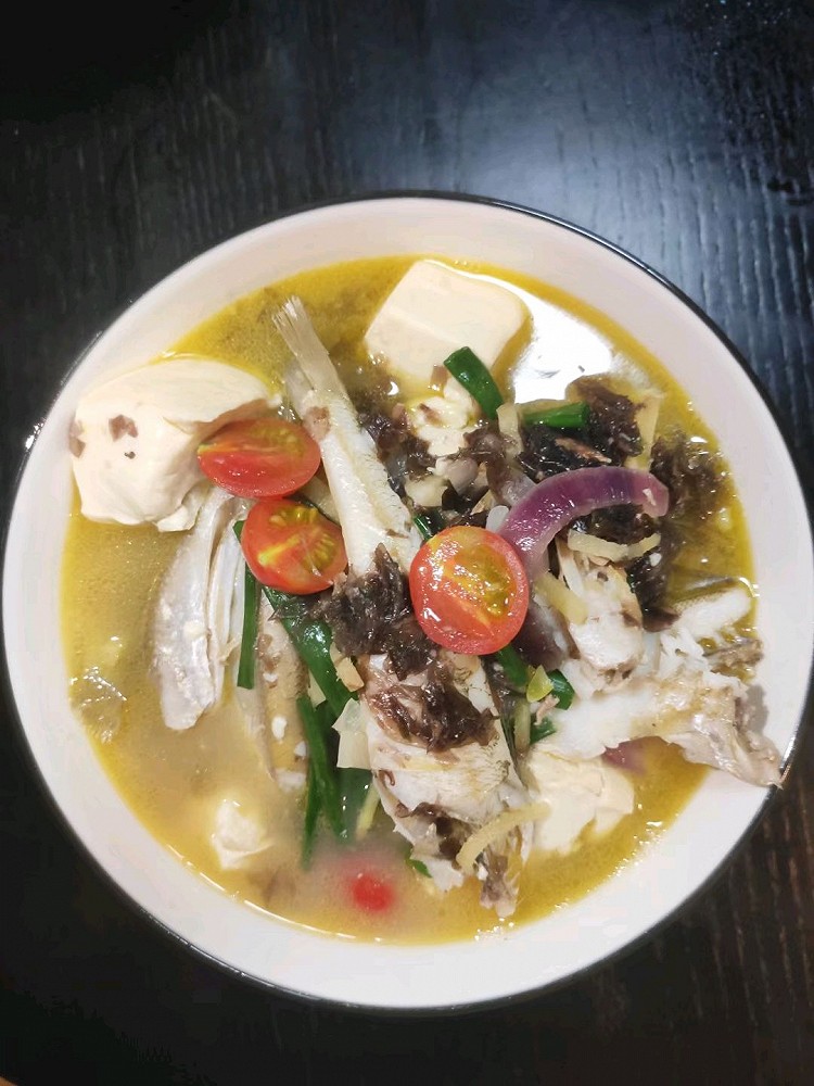 海鱼豆腐汤的做法