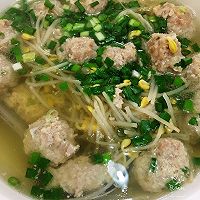 豆芽圆子汤的做法图解9