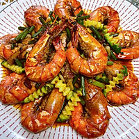 #以美食的名义说爱她#麻辣黑虎虾的做法图解7
