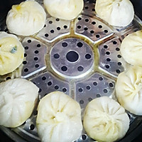 烫面南瓜酸菜包的做法图解8