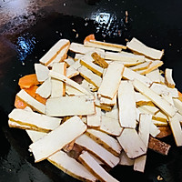 豆干小白菜的做法图解3