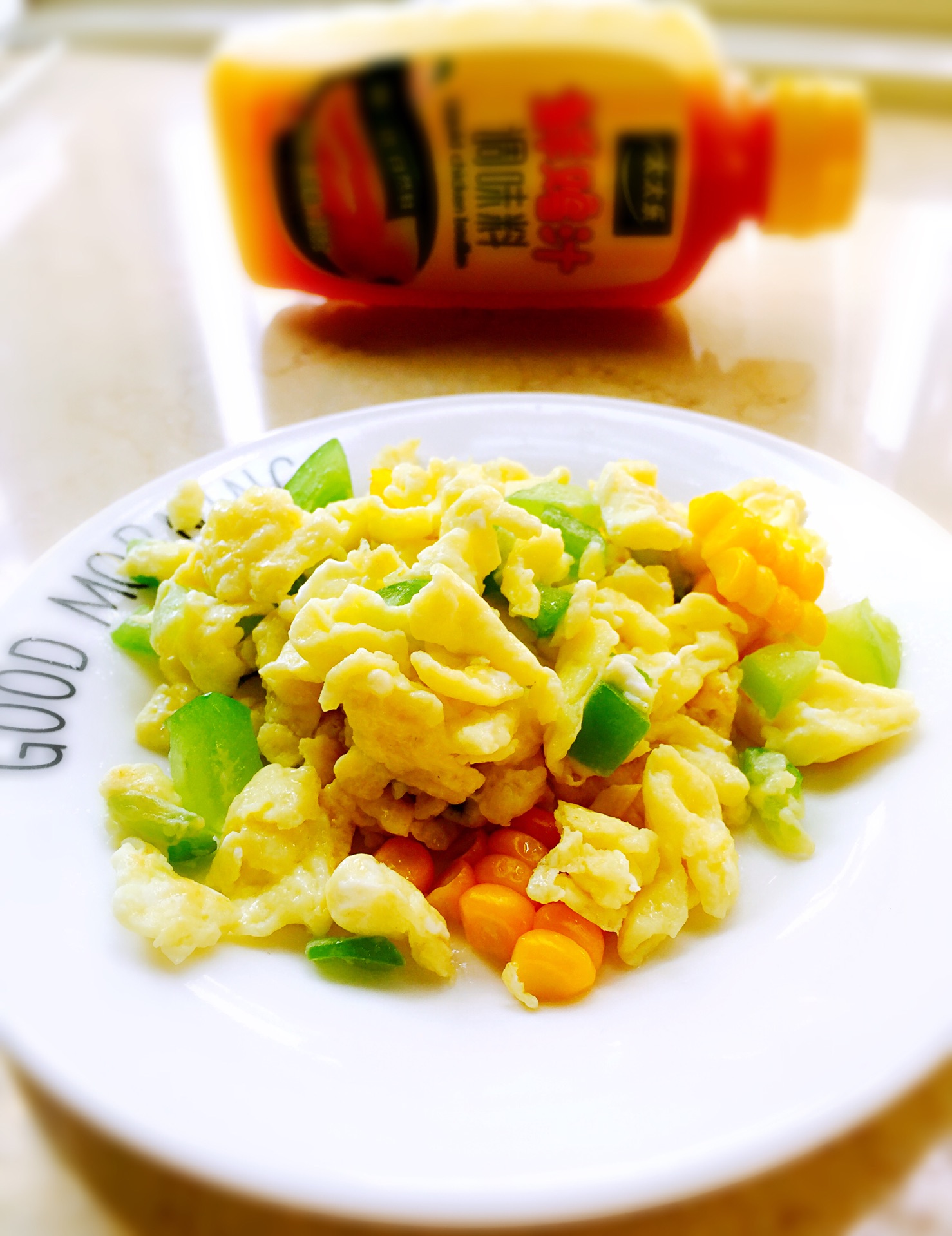 家常辣椒炒鸡蛋#太太乐鲜鸡汁中式#