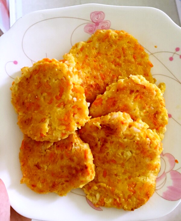 虾仁豆腐胡萝卜饼