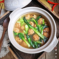 豆腐丸子青菜汤#钟于经典传统味#的做法图解13