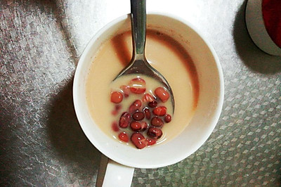 红豆奶茶