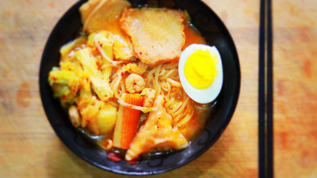 韩式泡菜火锅面的做法