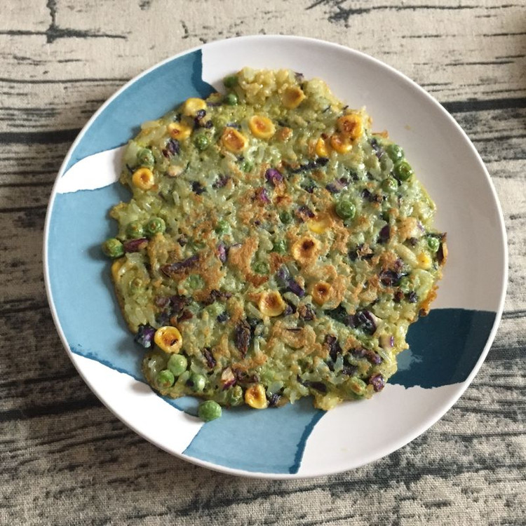 剩饭烙饼的做法