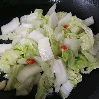 #中小学生做饭指南#素炒白菜的做法图解5