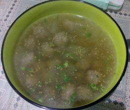 冬瓜肉丸子汤的做法