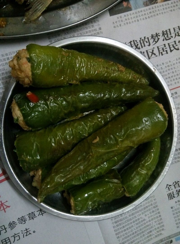 酿尖椒（尖椒酿肉）