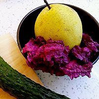 黄瓜紫梨麻酱面的做法图解4