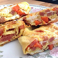 Omelet 美式煎蛋卷的做法图解4