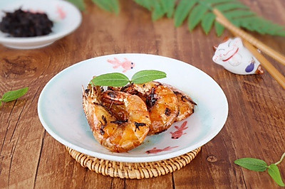 橄榄菜焗盐田虾
