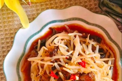 低脂低卡超有滋味的捞汁香辣脆豆芽