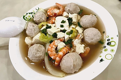高蛋白虾仁豆腐汤