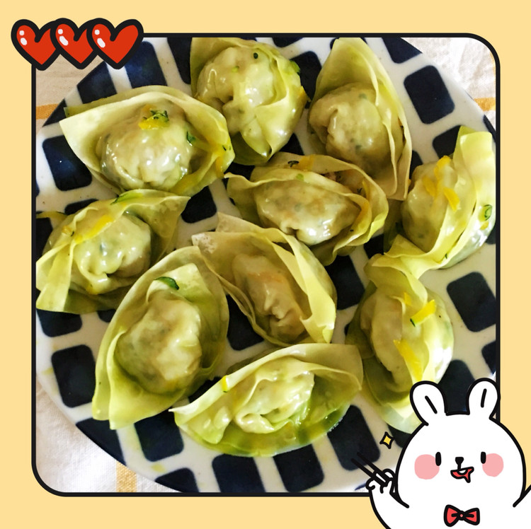南瓜蒸馄饨的做法