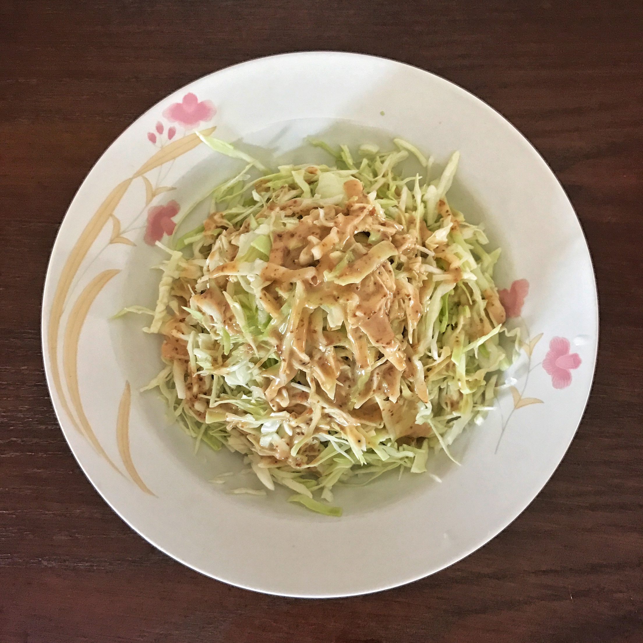 Japanese style mellow cabbage salad