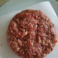 记录多汁汉堡牛肉饼的做法图解5