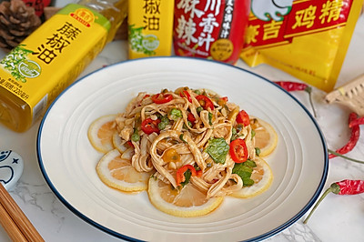 低脂低卡❗️酸辣鸡肉丝✨