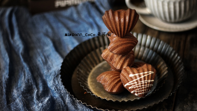 心型巧克力玛德琳蛋糕