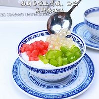 清凉夏日！！水果双皮奶，一口下去入口即化，又香又滑超好吃~的做法图解5
