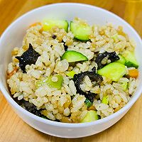 #减一点更好#葱油海参炒饭的做法图解10